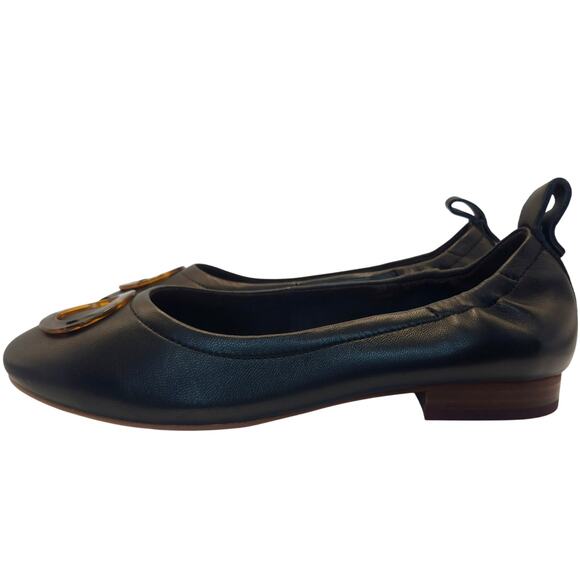 TROTTERS Gia Ornament Leather Ballet Flats Women sz 8.5W Black NEW‎ | MSRP $114 - Picture 4 of 9